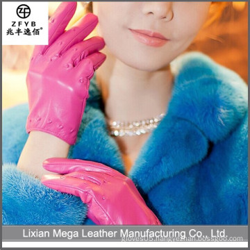 Factory Price Women Wearing Leather Gloves